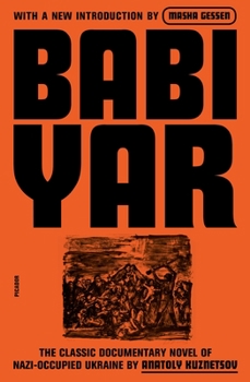Paperback Babi Yar: A Document in the Form of a Novel; New, Complete, Uncensored Version Book