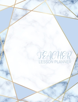 Paperback Teacher Lesson Planner: Blue Marble Teacher's Lesson Planner and Record Book (January through December) Book