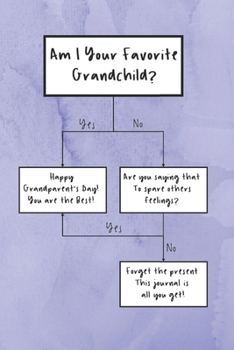Paperback Am I Your Favorite Grandchild: Grandparent's Day Themed Alternative Card Book