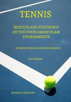 Paperback Tennis: Results and statistics of the four Grand Slam tournaments Women's Singles and Men's Singles 2015 Edition Book