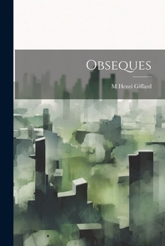 Paperback Obseques [French] Book