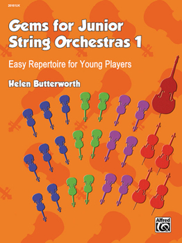 Paperback Gems for Junior String Orchestras: Conductor Score & Parts Book