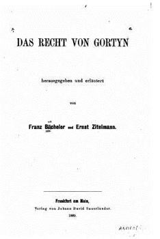 Paperback Das Recht von Gortyn [German] Book