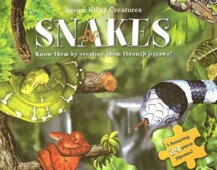 Toy Jigsaw Killer Creatures Snakes Book