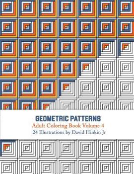 Paperback Geometric Patterns - Adult Coloring Book Vol. 4 Book