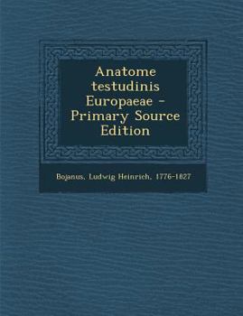 Paperback Anatome Testudinis Europaeae [Latin] Book