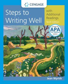 Paperback Steps to Writing Well with Additional Readings, 2016 MLA Update (with APA 2019 Update Card) Book