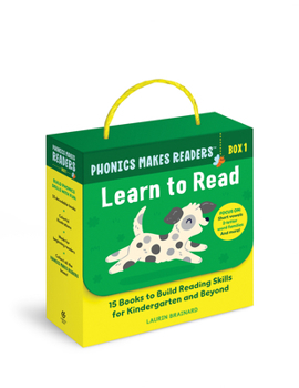 Paperback Phonics Makes Readers: Learn to Read Box 1: 15 Books to Build Reading Skills for Kindergarten and Beyond Book