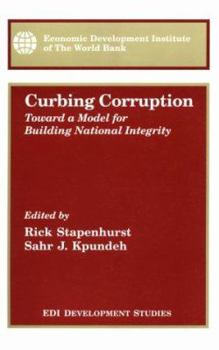 Paperback Curbing Corruption: Toward a Model for Building National Integrity (WBI Development Studies) Book