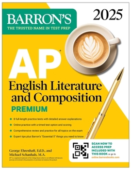 Paperback AP English Literature and Composition Premium, 2025: 8 Practice Tests + Comprehensive Review + Online Practice Book