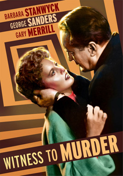 DVD Witness to Murder Book