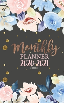 Paperback Monthly planner 2020-2021 Small: Time management Five year planner 2020-2024 This book size: 5x8 inch Not pocket size Book
