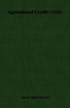 Paperback Agricultural Credit (1936) Book