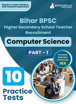 Paperback Bihar BPSC Higher Secondary School Teacher - Computer Science Book 2023 (English Edition) - 10 Practise Mock Tests with Free Access to Online Tests Book