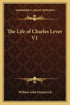 Paperback The Life of Charles Lever V1 Book