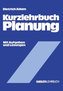 Paperback Kurzlehrbuch Planung [German] Book