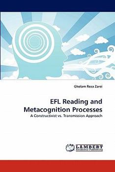 Paperback Efl Reading and Metacognition Processes Book