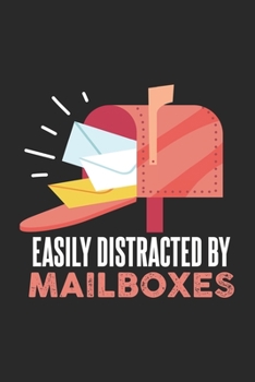 Paperback Easily Distracted By Mailboxes: 120 Pages I 6x9 I Graph Paper 4x4 Book