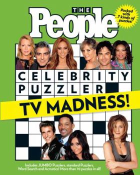 Paperback PEOPLE Celebrity Puzzler TV Madness! Book