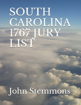 Paperback South Carolina 1767 Jury List Book