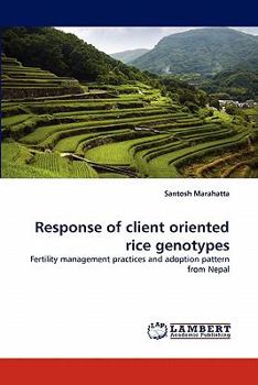 Paperback Response of Client Oriented Rice Genotypes Book