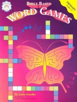 Paperback Bible-Based Word Games Primary Book