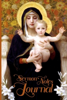Paperback Sermon Notes Journal: Log Book Notebook Book