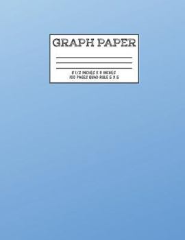 Paperback Graph Paper: Notebook Cute Blue Pattern Cover Graphing Paper Composition Book