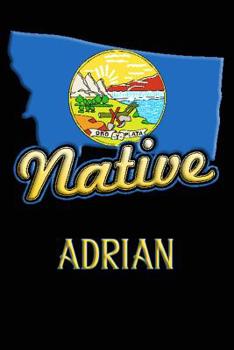 Montana Native Adrian: College Ruled Composition Book