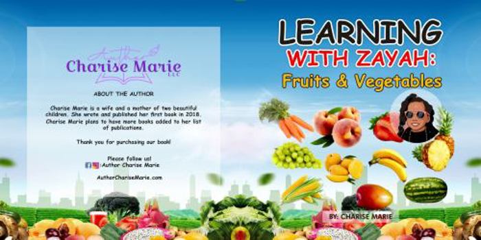 Paperback Learning with Zayah: Fruits & Vegetables Book