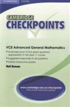 Paperback Cambridge Checkpoints Vce Advanced General Maths Units 1 and 2 Book