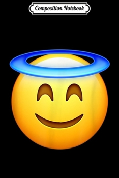 Composition Notebook: Angel Face Smiley Halo Innocent Not Guilty Heaven Journal/Notebook Blank Lined Ruled 6x9 100 Pages