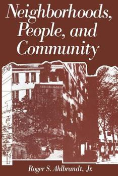 Paperback Neighborhoods, People, and Community Book