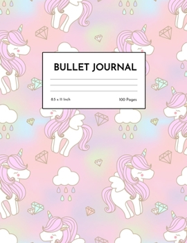 Bullet Journal: Unicorn Dot Grid Notebook - Dotted Note Pad for Kids, Girls, Teens, Tweens, Women - Gifts for Birthday and Christmas | Creative Art 00551