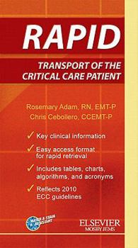 Paperback Rapid Transport of the Critical Care Patient Book