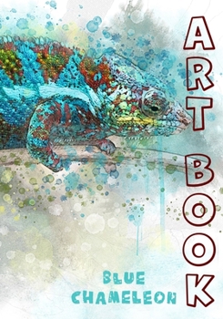 Blue Chameleon Art Book