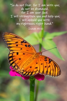 Isaiah 41:10 Scripture Journal: 120 page, 6" x 9", photo cover, ruled, verse footer, no content, paperback journal