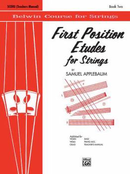 First Position Etudes for Strings: Score