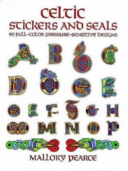 Paperback Celtic Stickers and Seals: 90 Full-Color Pressure-Sensitive Designs Book