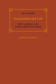Associations and Law: The Classical and Early Christian Stages