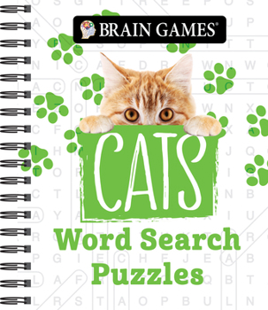 Spiral-bound Brain Games - Cats Word Search Puzzles Book