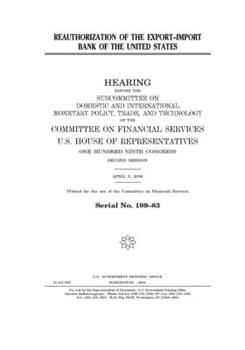 Reauthorization of the Export-Import Bank of the United States