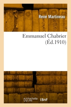 Paperback Emmanuel Chabrier [French] Book