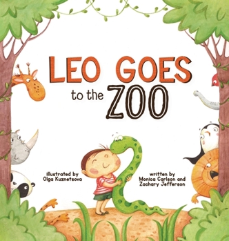 Hardcover Leo Goes to the Zoo Book