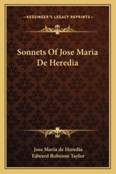 Paperback Sonnets Of Jose Maria De Heredia Book