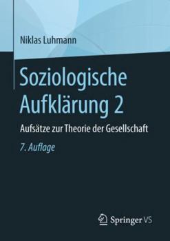 Paperback Soziologische Aufklärung 2: Aufsätze Zur Theorie Der Gesellschaft [German] Book