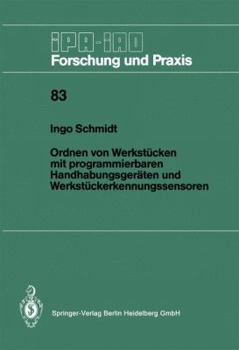 Paperback Ordnen Von Werkstücken Mit Programmierbaren Handhabungsgeräten Und Werkstückerkennungssensoren [German] Book