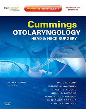 Hardcover Cummings Otolaryngology - Head and Neck Surgery, 3-Volume Set: Expert Consult: Online and Print Book