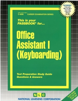 Spiral-bound Office Assistant I (Keyboarding) Book