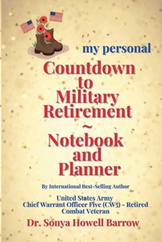 Paperback my personal Countdown to Military Retirement Notebook and Planner Book